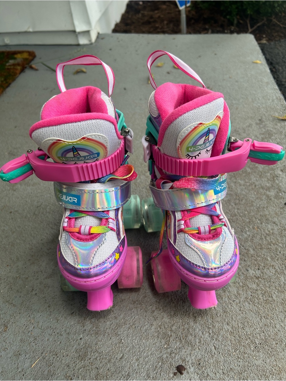 Toddler Girls Unicorn Roller Skates
